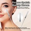5pcs Makeup Spatula Korean Set,Including Picasso Spatula Makeup Korean Stainless Steel Makeup Palette Acrylic Cosmetic Palette,Makeup Mixing Palettes Cosmetic Spatula Tool