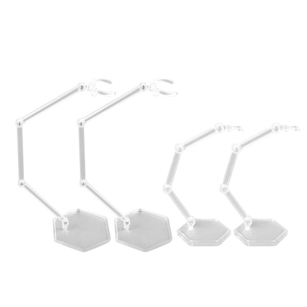 YMY Doll Stands Display Holder Mini Accessories Desktop Decor Transparent Model Support for OB11 OB22 OB24 Dolls Action Figure (4 Pcs)