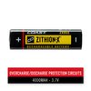 Coast ZX955 ZITHION-X Li-Ion Rechargeable Battery for The EAL18, PM300, PM310, and XPH34R LED Lights, (Black)