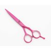 ROCOCO Professional 5.5 inch Pink Salon Hair Cutting Scissors and Hair Thinning Shears with Razor for Female Hairdresser(Pink)