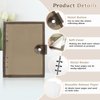 NOCAFI Reusable Sticker Book Collecting Album A5 Storage Organizer Binder Collection Notebook with 40 Sheets Blank Release Paper (Black)