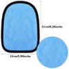 2 Pieces Sand Off Mitt Beach Sand Mitt Beach Sand Cleaner Mitt Wipe Sand Mitt for Beach Volleyball Sandboxes Beach Events Water Activities Sand Occasion (Blue)
