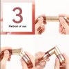 Adurello Dual Ended Liquid Lipstick with Shinny Glitter Lip Gloss Moisturizing Plumping Tinted Lipgloss for Shimmer Lip Makeup (04#)