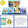 Card Games Old Maid, Go Fish, Slap Jack and Memory Classic Games -4 Decks in 1 Pack, Fun Card Games for Kids Toddlers, juegos para ni?os Kids Playing Cards, for Boys and Girls