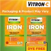 Vitron-C Iron Supplement Plus Vitamin C Coated Tablets 60 ct (6 Pack)