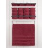 American Soft Linen Luxury Hand Towels for Bathroom, 100% Cotton Turkish 4 Piece Hand Towel Set, 600 GSM Hand Face Towels for Kitchen, Bordeaux Red Hand Towels
