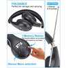 HanRongDa Radio Headphones Portable Stereo FM Radio with Best Reception, DSP Digital Personal Wireless Headset with Preset Stations, AA Battery Operated for Walking, Traveling, Jogging HRD-600