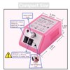 Electric Nail Drill Mpnetdeal Nail Drill Machine Nail File e File Drill Set Kit for Acrylic Nails Gel Nail Glazing Nail Drill Nail Art Polisher Sets Glazing Nail Drill Grinder Manicure Pedicure(Pink)