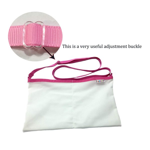 Yesito Mastectomy Drain Drainage Pouch Drain Surgery Recovery Drainage Pouch honeycomb latti(white)