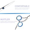Hair Cutting Scissors Haircut Scissors Kit Professional Hairdressing Tools Barber Case Japanese Stainless Steel 6.5 Inches Thinning Salon Shears for men women kids Home Razor Edge Hair Trimmer Set