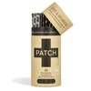 PATCH Eco-Friendly Bamboo Bandages for Bites & Splinters Hypoallergenic Wound Care for Sensitive Skin Compostable, Biodegradable, Latex Free, Plastic Free, Zero Waste, Activated Charcoal, 25ct