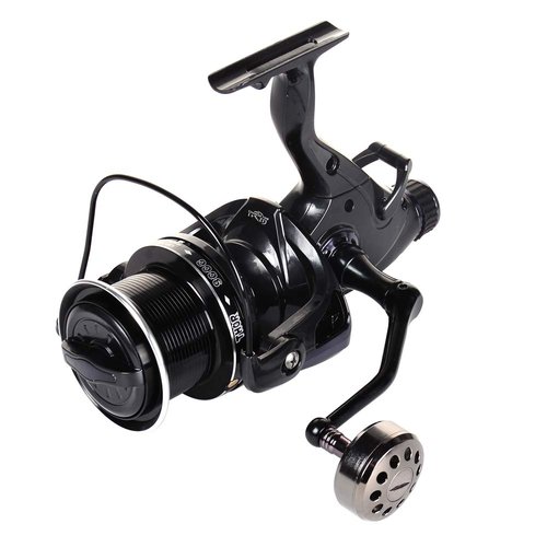 HiUmi Carp Fishing Reels 8000 9000 10000 Bait Runner Big Free Runner Double Brake Feeder 12+1 Ball Bearing Spinning Fishing Reel (THOR7000)