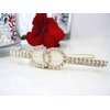 lnfiniti shaped crystal hair barrette clip bridal clip bridal barrette (Primary color: Silver)