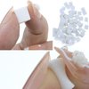 Nail Sponges for Ombre Grabbing Pen Sponge Set 100Pcs for Ombre Nails, Ombre Nail Sponge, Nail Art Design Kits for Aura Nails, Manicure Nail Art Tools, Professional Nail Accessories Tweezer Silver
