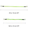 Bungee Boat Dock Line, Boat Rope Mooring Rope with Double 316 Stainless Steel Clips Accessories for Bass Boat, Jet Ski, Kayak, Pontoon, Watercraft, Waverunner, SeaDoo, Canoe,2Packs,4-6FT,Green