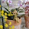 JIUMO Miniature Garden Fairy Figurines Fairy Garden Fairies Accessories Enchanted Garden Fairies Fairy Garden Miniatures Resin Fairy Figurine Sitting Fairies…