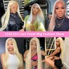 Usexy 26 Inch 13x6 HD Transparent Blonde Lace Front Wigs Human Hair 613 Lace Front Wig Human Hair Pre Plucked with Baby Hair 150% Density