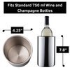 Enoluxe Wine Chiller for Bottles - Champagne Bucket, Elegant Wine Bottle Chiller and Champagne Cooler, Insulated Wine Bucket to Keep Wine Cool, Champagne Bottle Chiller Fits Any Single Bottle 750 ml