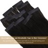 Ve Sunny Human Hair Tape in Extensions Ombre Black Tape in Hair Extensions Real Human Hair Black Ombre Dark Brown Mix Ash Blonde Tape on Hair Extensions Ombre Tape Hair Extensions 25g 10pcs 16inch