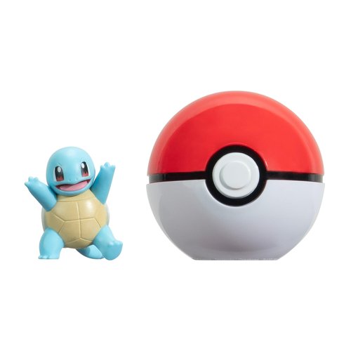 Pokémon Clip ‘N’ Go Squirtle and Poké Ball - Includes 2-Inch Battle Figure and Poké Ball Accessory