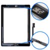 MMOBIEL Digitizer Compatible with iPad 3 (Black) 9.7 Inch Touchscreen Front Display Assembly Incl Tool kit