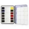 QoR Mini Set by GOLDEN, 12 Half Pan Watercolors, Professional Watercolor Paint Set