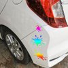 JSCARLIFE Mud Splatter Pattern Car Sticker, Self-Adhesive Vinyl Graphics Decals for Car/Truck, Universal Car Hood Body Side Rear Window Stickers
