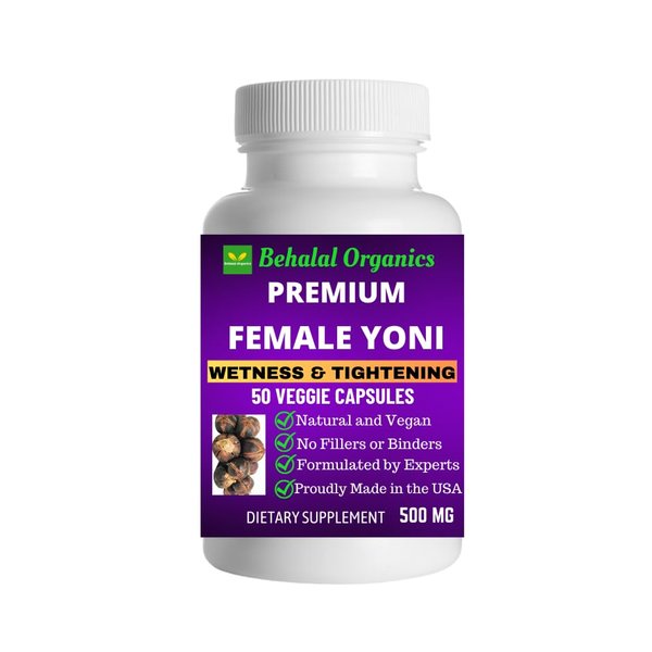 Behalal Organics Yoni Vaginal Tightening & wetness Kacip Fatimah Gorontula Vegan Capsules