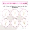 easy fan Volume Lashes,Curl Volume Lash Extensions 8-14mm Mixed Tray Brown Color Blooming Eyelash Extension Volume (Blond 0.07-D, 8-14mm)