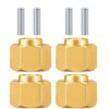 RCLIONS Brass RC Wheel Hex Hub 5mm Drive Adapter for TRX4M 1/18th RC Crawler Car Upgrades