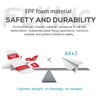 GoolRC RC Plane, KF606 2.4Ghz Remote Control Airplane, EPP Foam Fixed Wing Plane, RTF Ready to Fly Gliding Aircraft Model Toys with 3 Battery for Beginner