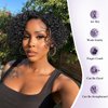 WIGER Short Curly Human Hair Wigs for Black Women Pixie Curly Bob Wig for Women Glueless Side Part Kinky Curly Human Hair Wig None Lace Frontal Deep Curly Hair