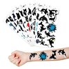 100 PCS Orca Whale Birthday Party Decorations Favors Supplies Sea Ocean Killer Whale Temporary Tattoos Stickers for Kids Cute Gifts School Prizes Rewards