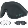 Echor Sleep Eye Mask for Women Men, 3D Contoured Cup Sleeping Mask & Blindfold - Night Sleep Mask, Block Out Light, Eye Shade Cover for Travel Yoga Nap (Grey)