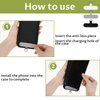 3Pcs Boho Macrame Phone Wrist Strap, Cell Phone Lanyard with 3Pcs Phone Tether Tabs, Handmade Wristlet Keychain Phone Case Anti-Loss Phone Chain for Women Men(Black White Gray)