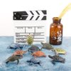 10 PCS Marine Animal Action Figures Ocean Creatures Models Figurine Sea Turtle Family Party Supplies Cake Toppers Set Toys for 5 6 7 8 Years Old Boys Girls Kid Toddlers