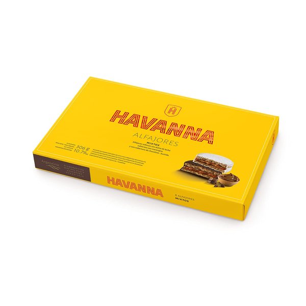 Alfajor Mixed Chocolate and Dulce de Leche - Box 6 Alfajores