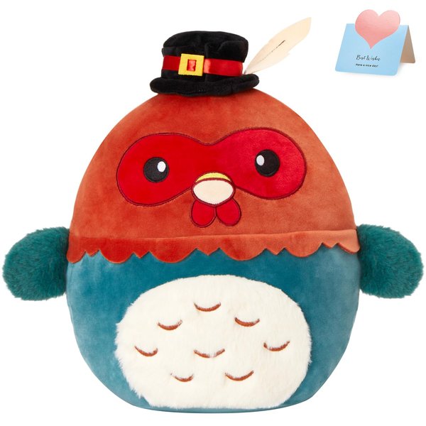 CozyWorld 12” Rooster Plush Pillow,Soft Chicken Stuffed Animal Plush Toy,Cute Turkey Plush Hugging Pillow Thanksgiving for Girls Boys Kids Home Decor