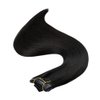 Full Shine Seamless Clip In Hair Extensions Human Hair Black Extensions Jet Black Clip In Hair Extensions Invisible Clip In Hair Extensions 12 Inch Real Human Hair For Short Hair 8 Pcs 80Grams