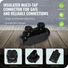 Select 4 Pack Black Insulated in-Line, 1/0-14 Wire Range, Allen Hex 3/16"