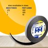 Magnet Me Up Magnet Strip Tape Self Adhesive Double Sided Vinyl Magnetic Tape Strips with Adhesive Backing, Heavy Duty Crafts, DIY Project, Easy to Cut Flexible Magnetic Roll, 10ft x 0.5 inch x 1/16"