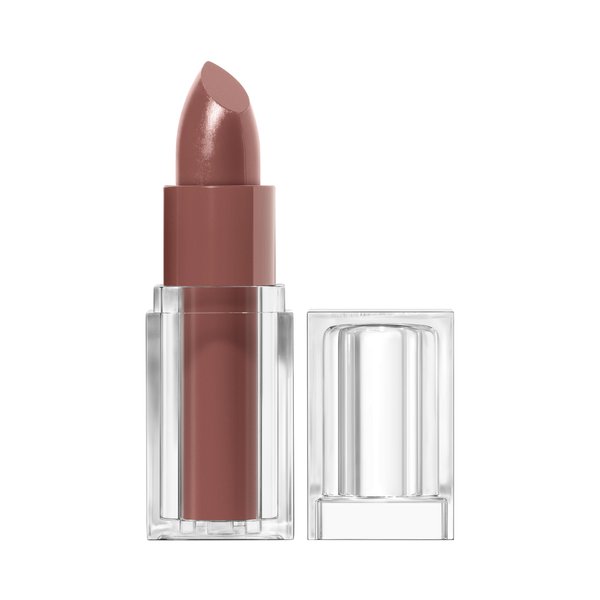 COVERGIRL Clean Lip Color, Cocoa Whirl, Satin Finish, 24-Hour Wear, Squalane, Avocado & Aloe, Carmine-Free, Non-Drying, 0.12oz