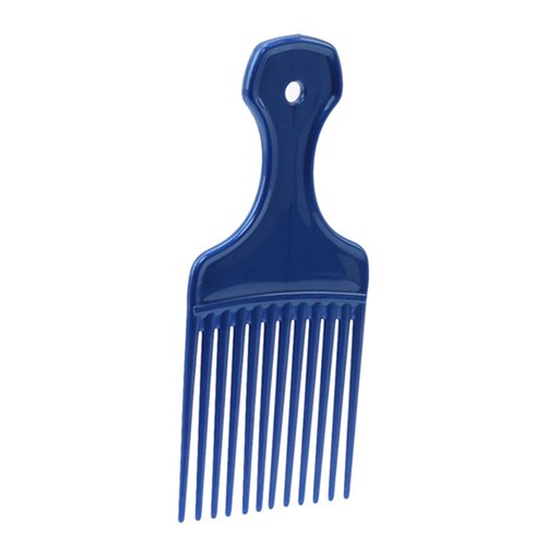 1Pc Blue Salon-Style Hair Pick and Barber Comb - Pick Comb for Curly Hair and Parting Comb Hair Care Comb for Thick Hair Quality Barber Supplies, Styling Tools and Appliances