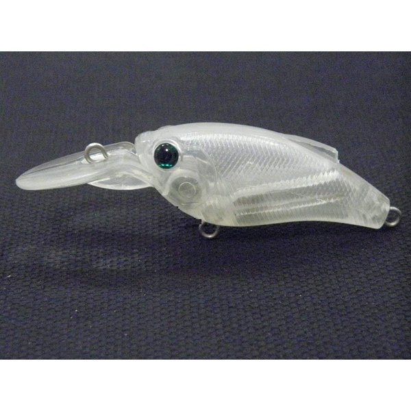 wLure 10 Blank Unpainted Crankbait Wide Wobble Medium Diver Jerkbait Slow Floating Fishing Lures with Free Eyes UPC647