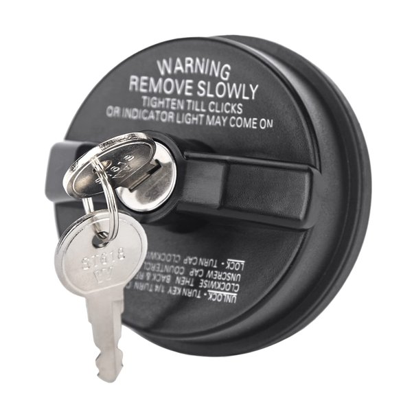 ZONFANT Locking Gas Cap W/2 Keys, Lock Fuel Cap Compatible With Toyota 4Runner FJ Cruiser, Chevy Silverado Camaro, Honda Nissan Acura Mazda Cadillac GMC And More, Replace#10504 77300-47020