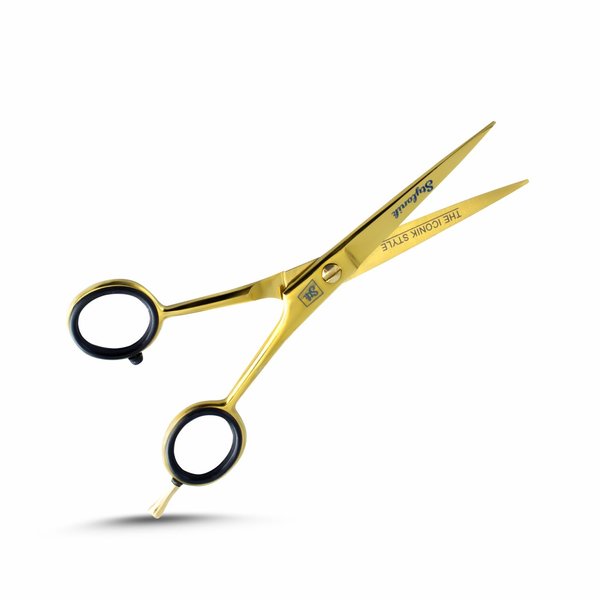 Stylonik Hair Cutting Scissors - Professional Hairdressing Scissors for Women, Men, Hair Stylists, Salon, Barber - 6.5-Inch Stainless Steel Hair Scissors with Finger Rest