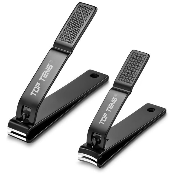 Nail Clippers Set - TOP TENG Sharpest Fingernail & Toenail Clippers with Nail File, Perfect Nail Cutter and Cuticle Trimmer for Men & Women