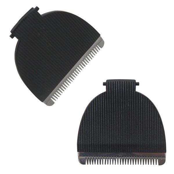 INGQI Black 2pcs Replacement Blades for Meridian Trimmer,Ceramic Hair Replacement Blades for Meridian Body Trimmer (Onyx and Sage)