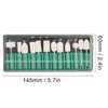 Haosie 12PCS Wool Felt for Women Nail Grinding Polishing, Nail Drill Bits Set Accessory, Polishing Buffing Wheel, File Heads Tools