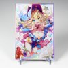 50ct (DarkMagicianGirl) Holographic Top Loading Trading Card Sleeves Deck Protector for YuGiOh/Japanese Art Anime Printing Card Sleeves Protectors 63x90mm (A03)